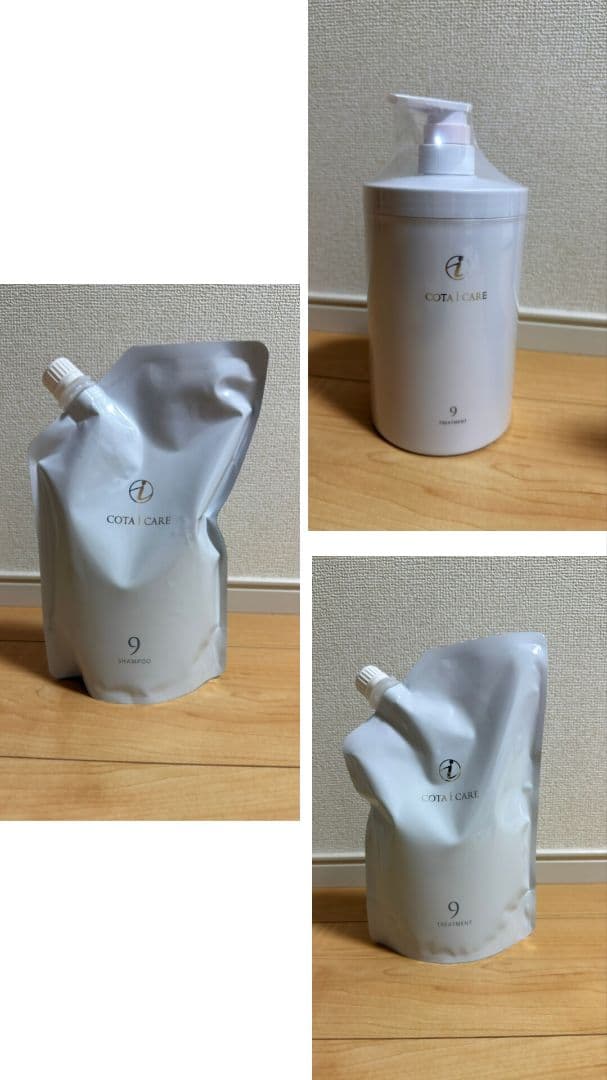 COTAiCARE 9シャンプー詰め替え+トリートメントボトル+詰め替えセット