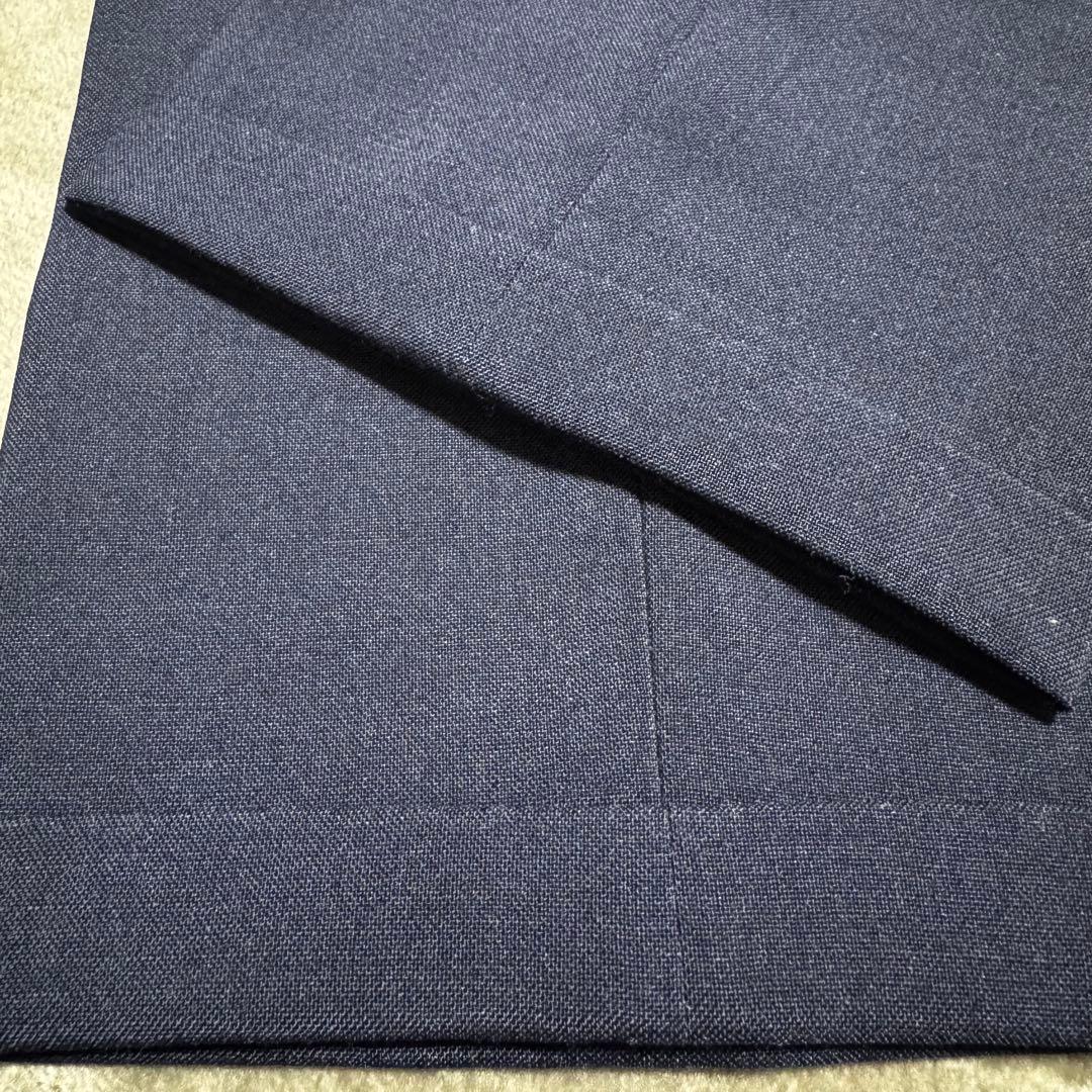 PRADA ネイビー 44 モヘア スラックス プラダ 美品 navy ダブル