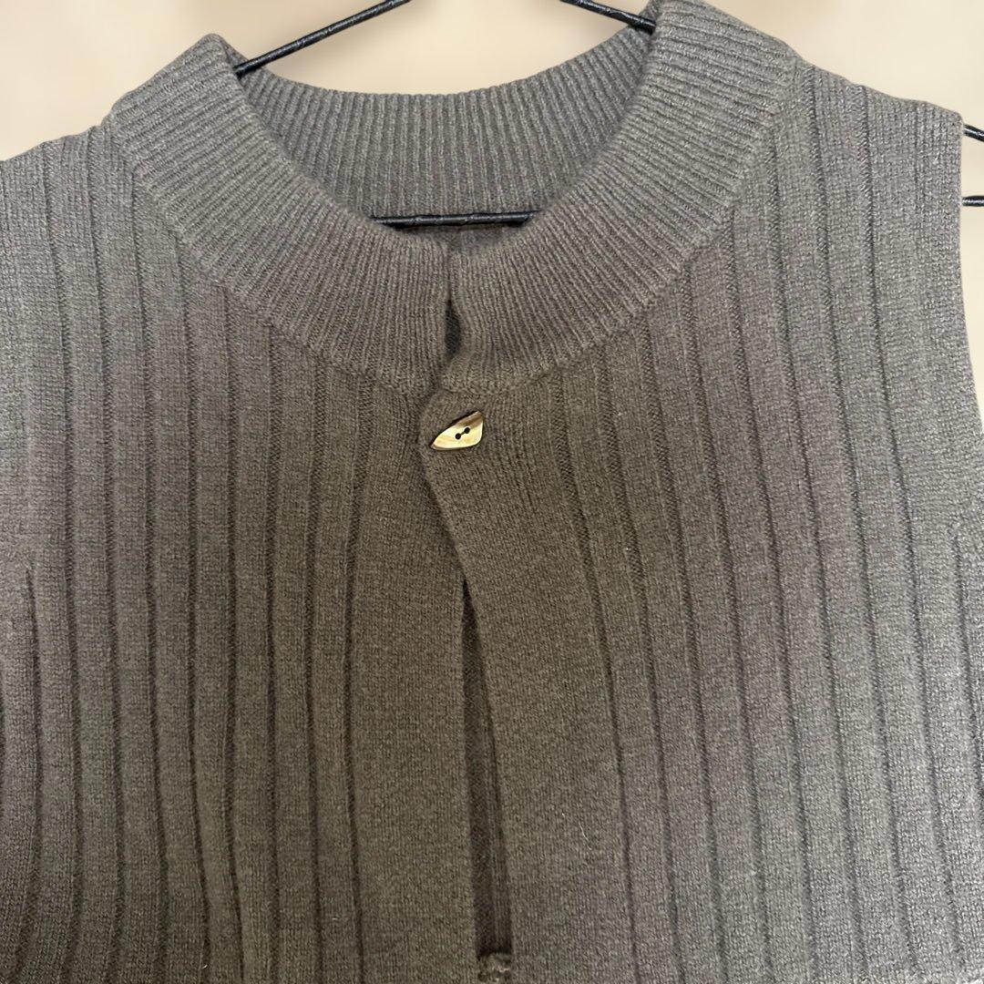 パラスパレス 美品2024年ニットベスト ブラウン サイズ0