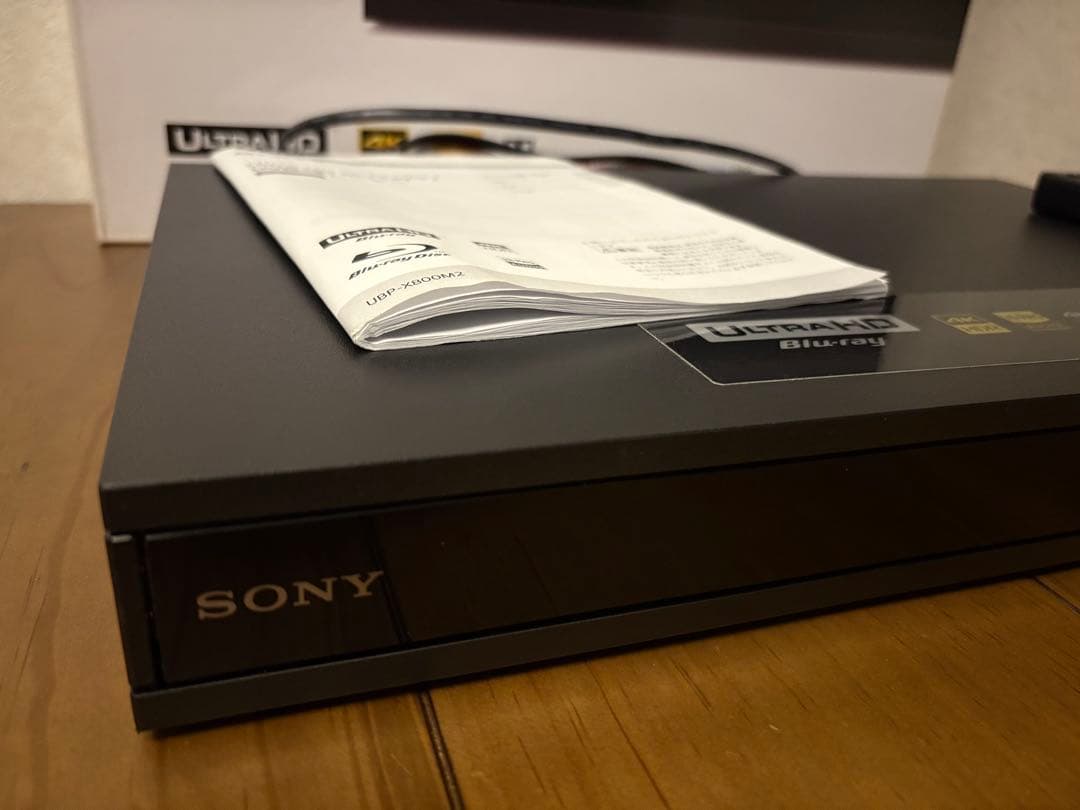 SONY UBP-X800M2 ブルーレイプレーヤー　19年製