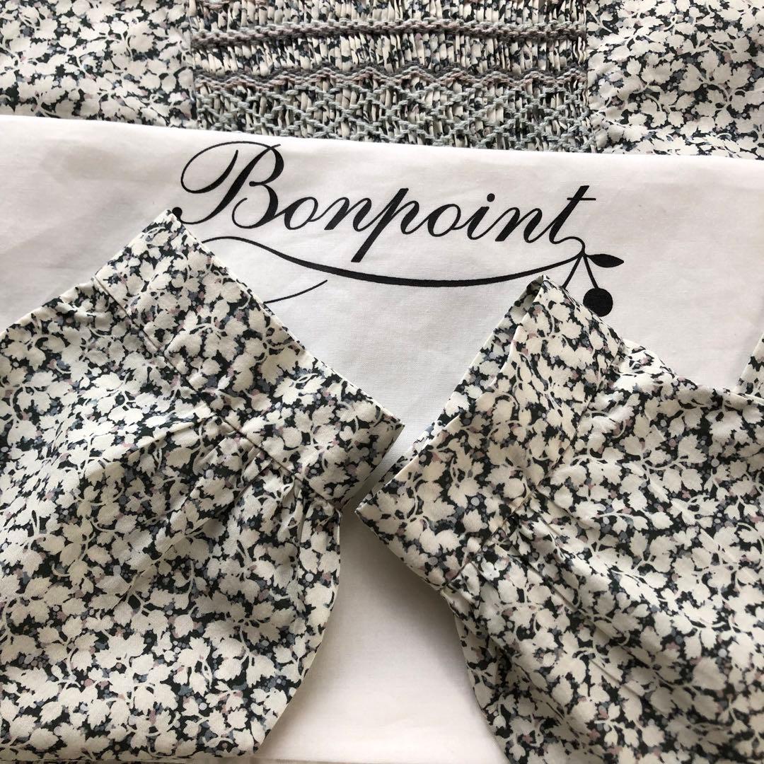 Bonpoint ♡ リバティ スモッキング ブラウス 12A