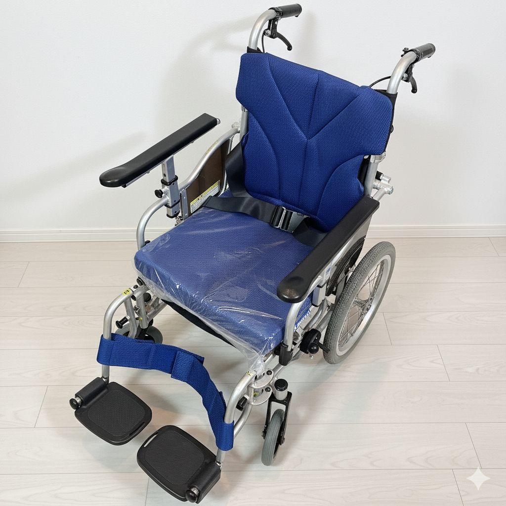 さちぼん 介助式 車椅子 とても便利な多機能 安心ベルト付