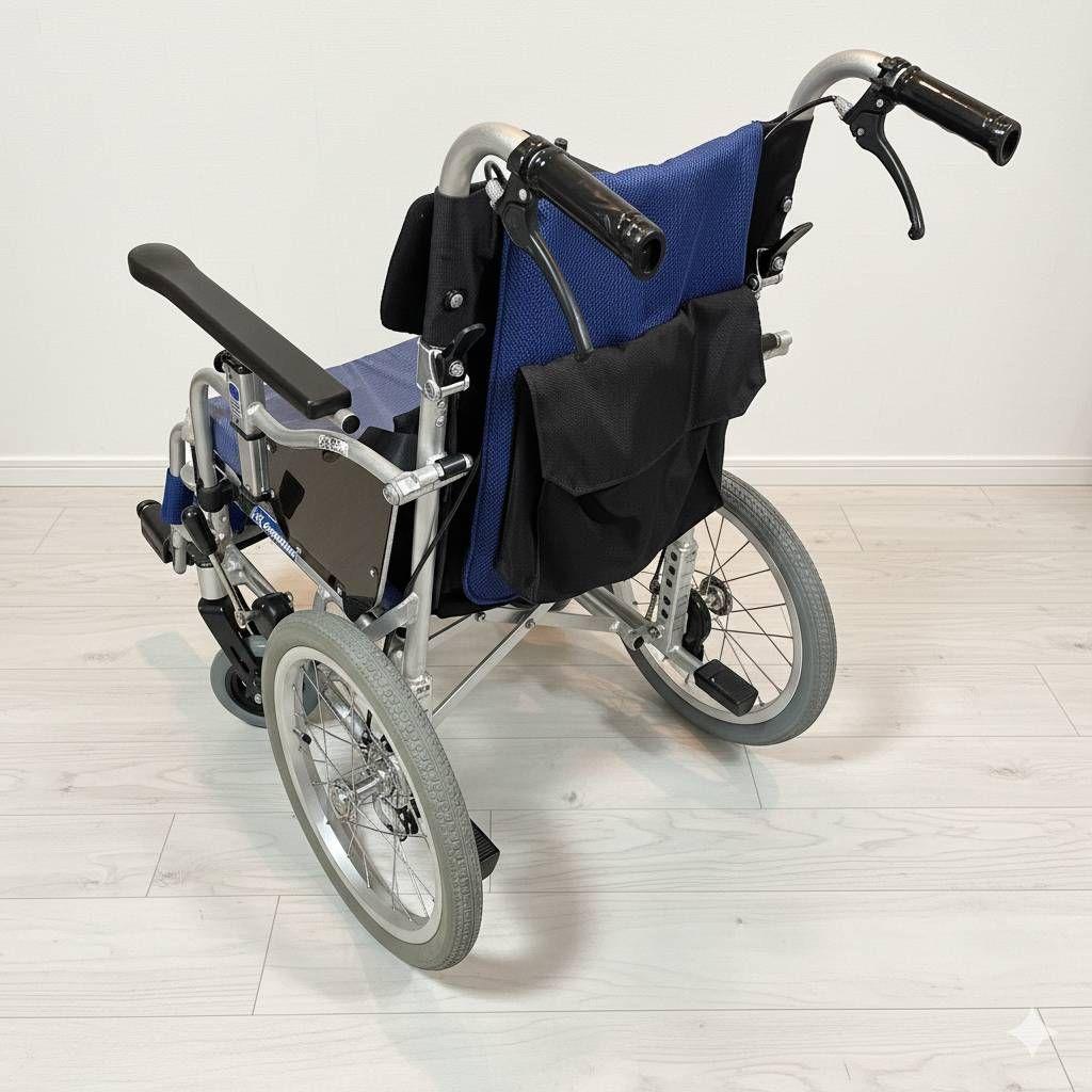 さちぼん 介助式 車椅子 とても便利な多機能 安心ベルト付