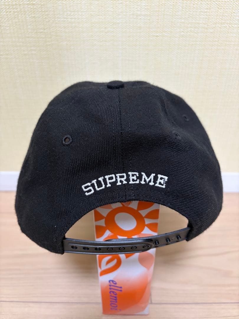 17AW SUPREME Arabic Logo 6-Panel CAP 黒
