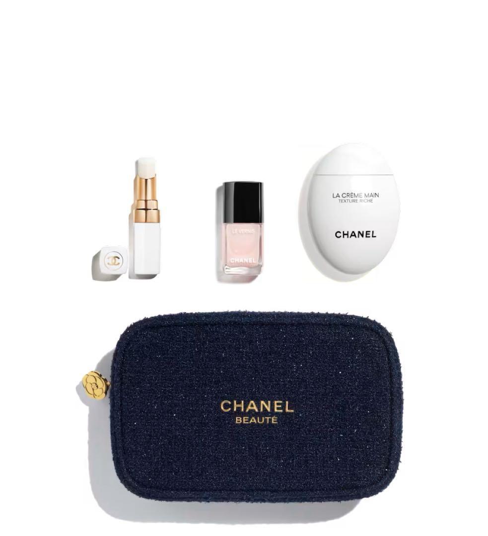 【新品未使用】CHANEL ホリデー限定　リップ アンド ネイル ケア セット