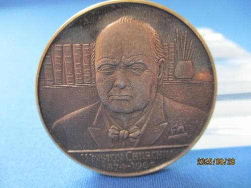 ウィンストン ・ チャーチル記念メダル☆銀製☆1965年／極美品／アンティーク