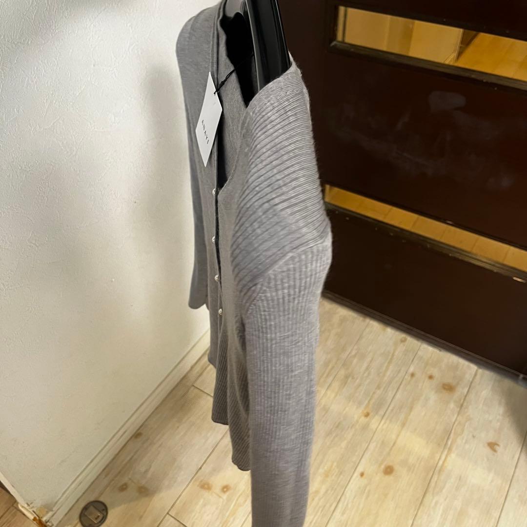 新品☆ ANAYI パール釦リブニット　セットアップ/セオリー、23区、ロペ