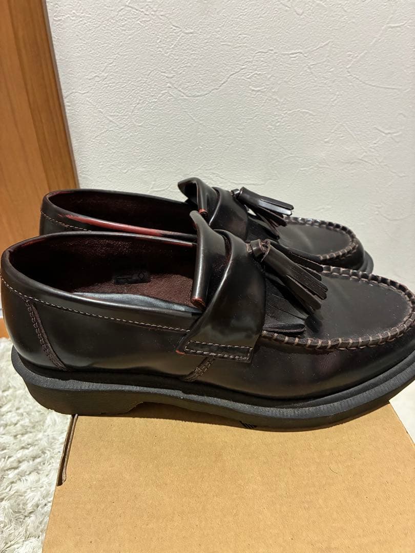 Dr. Martens Adrian ローファー　CHERRY RED 箱付き