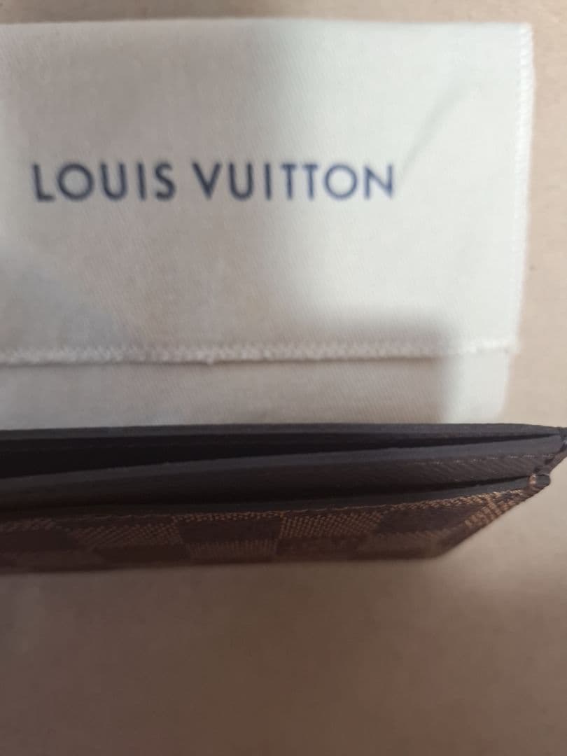 未使用品LOUIS VUITTON ダミエ 名刺入れ D.G.