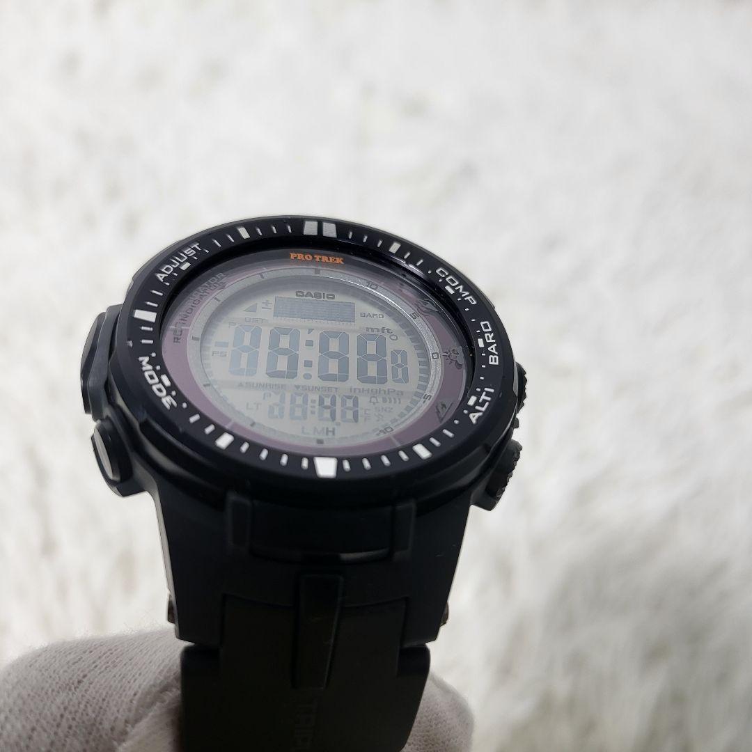 極美品 PROTREK PRW-3000 電波ソーラー ブラック 稼働