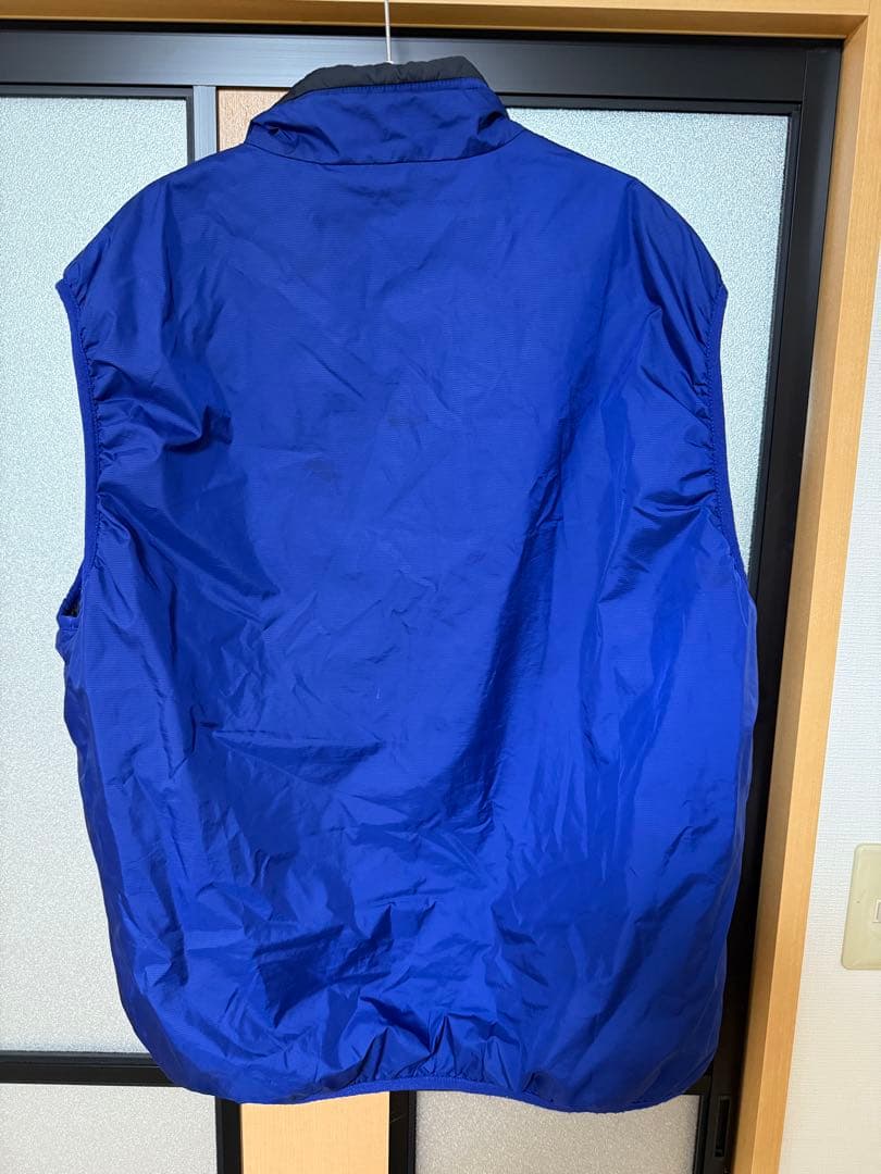 【レア01s】パタゴニア パフボール ベスト青/黒 L