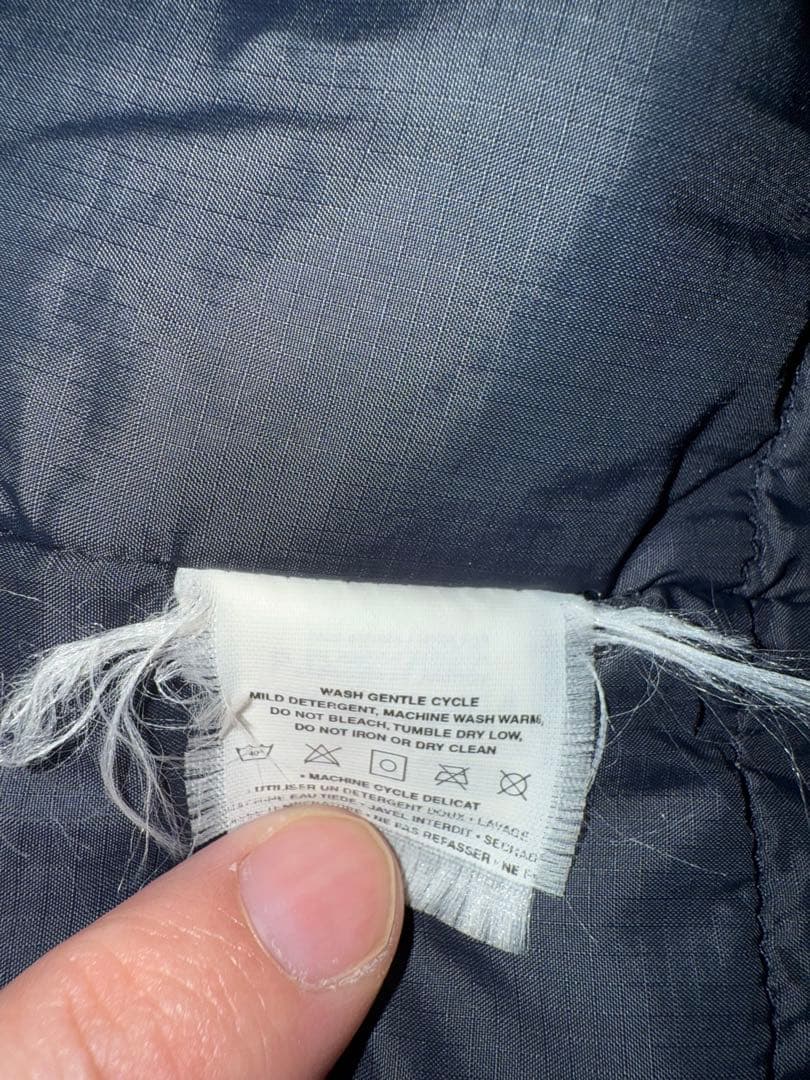 【レア01s】パタゴニア パフボール ベスト青/黒 L