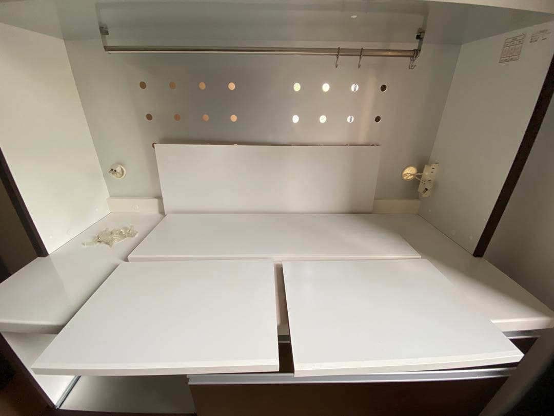 ニトリ キッチンボード ダークブラウン 120センチ