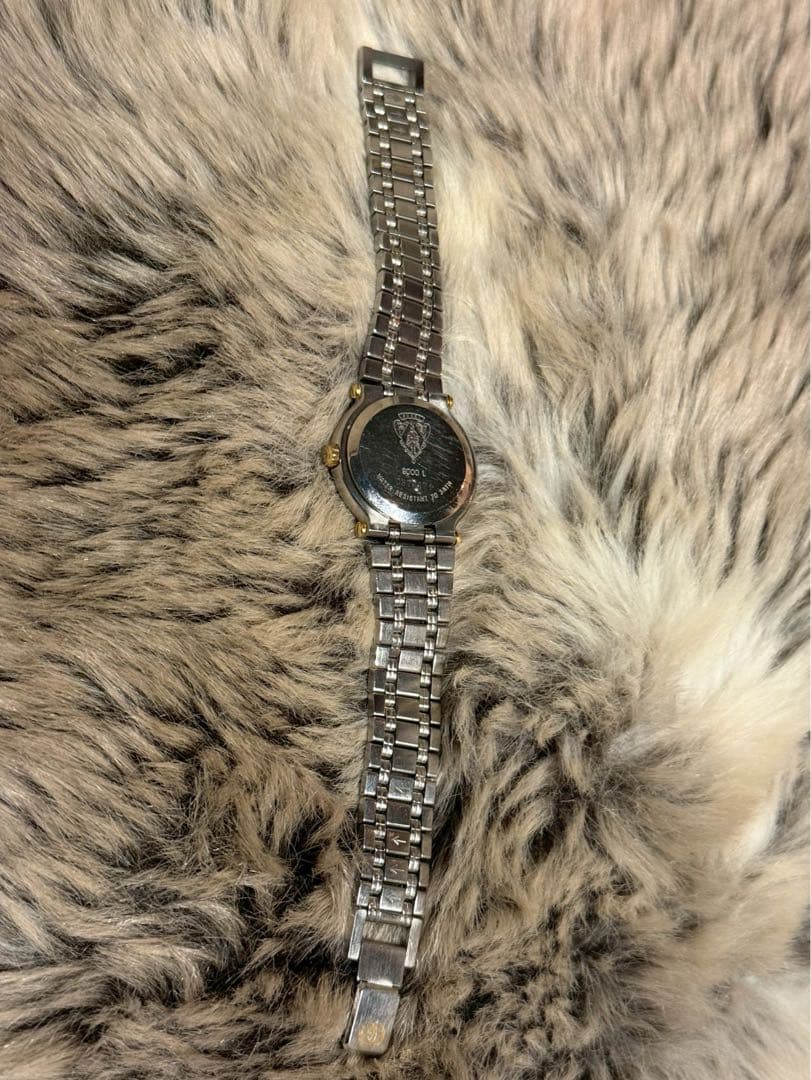 GUCCI デイト 9000L gg柄 ゴールドベゼル 腕時計 コンビ
