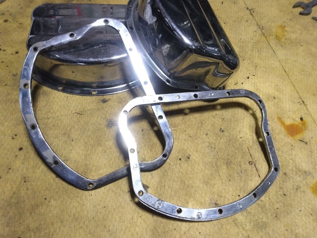 パンヘッド　ロッカーカバー　Dリング　ハーレー