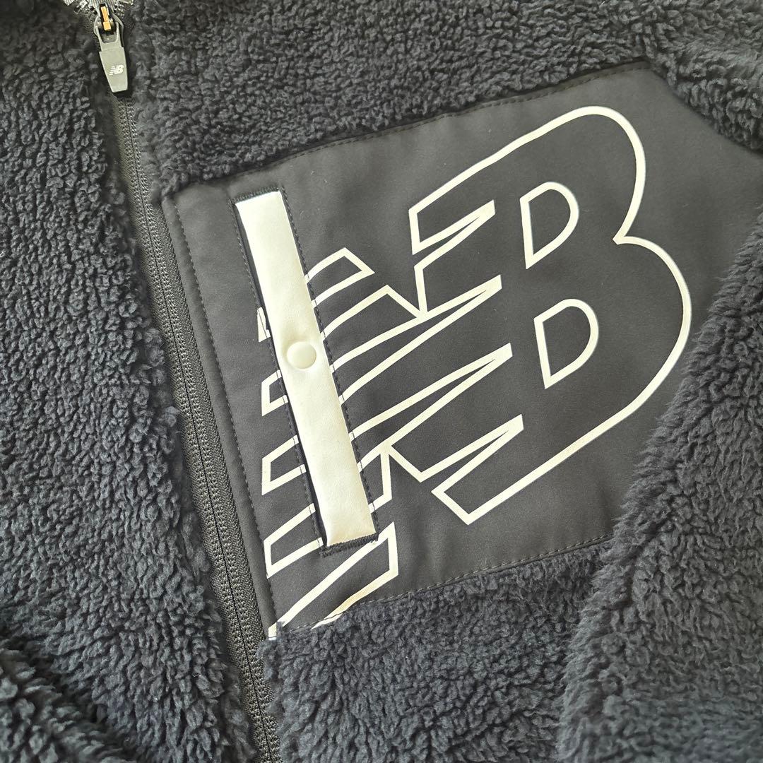 @@ ニューバランスゴルフ フルジップジャケット ボア フリース