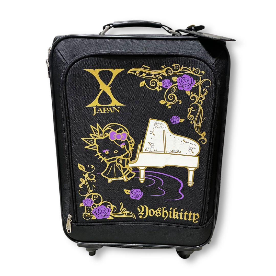 【美品】X JAPAN yoshikitty キャリーケース スーツケース 黒