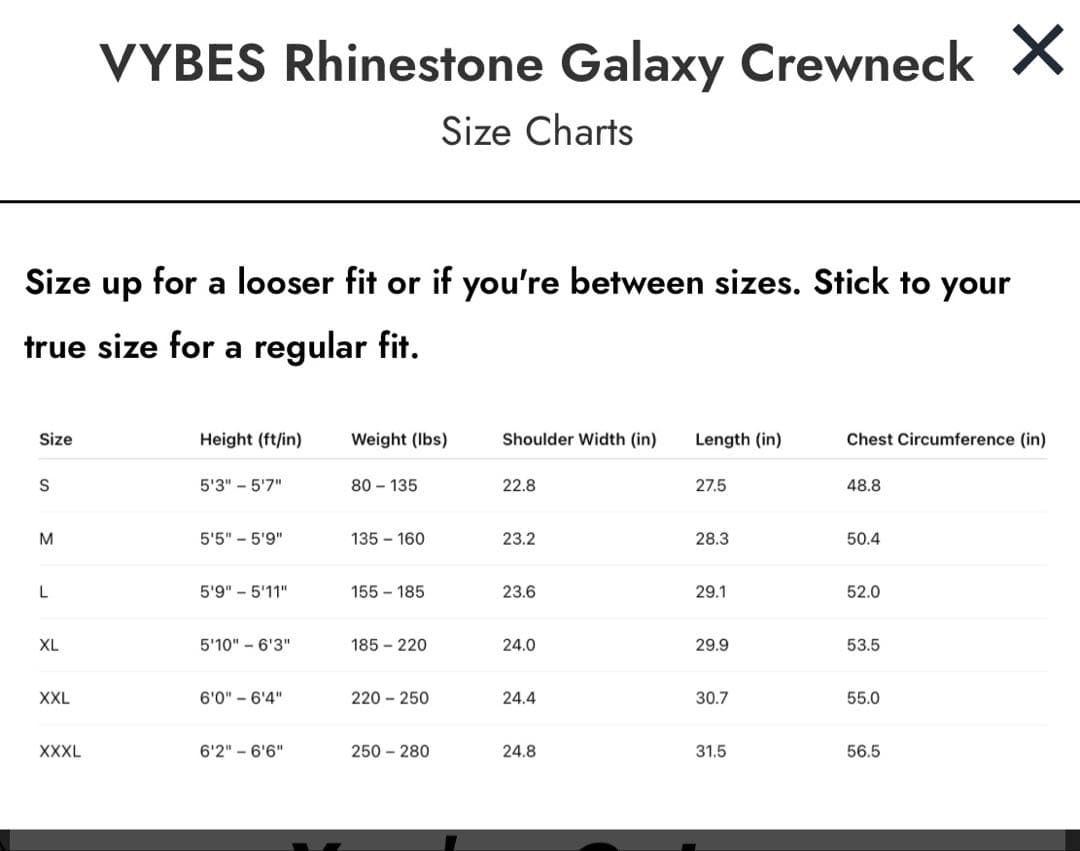 VYBES ラインストーン　トレーナー