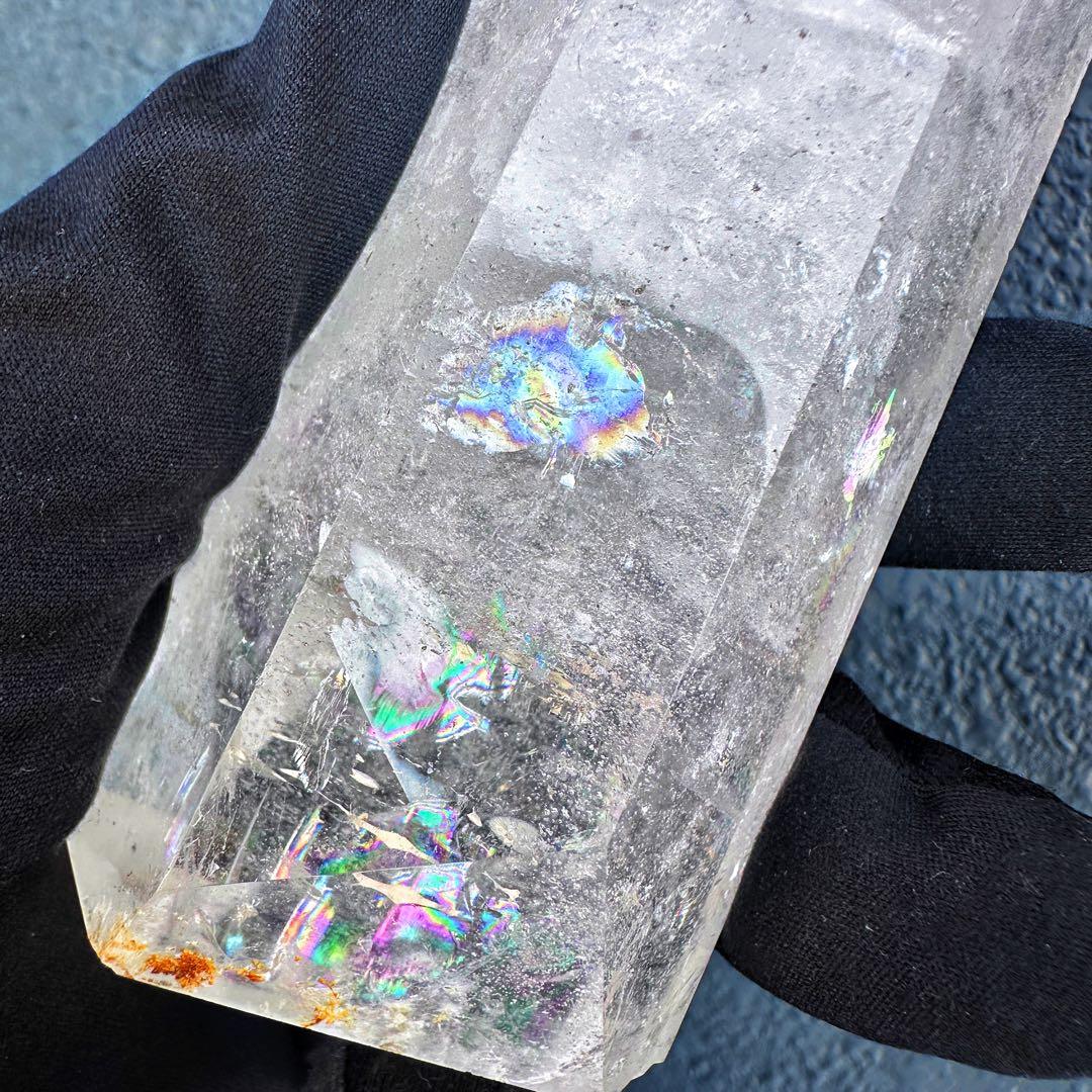 高品質❗️浄化 超強いパワーアゼツライト☆レインボーヒマラヤクラスターA1469