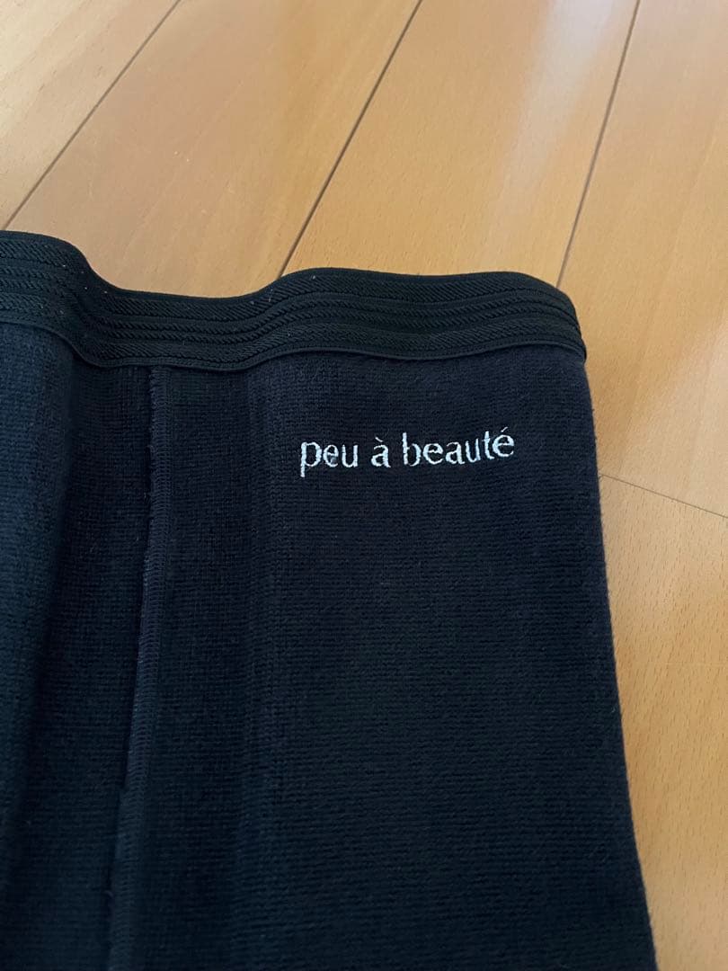 プウアボーテ　peu à beauté 着圧レギンス 黒　Lサイズ
