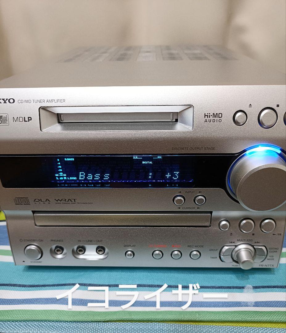 ONKYO FR-N7TX CD,MD,FM/AM　整備済完動品　リモコン付