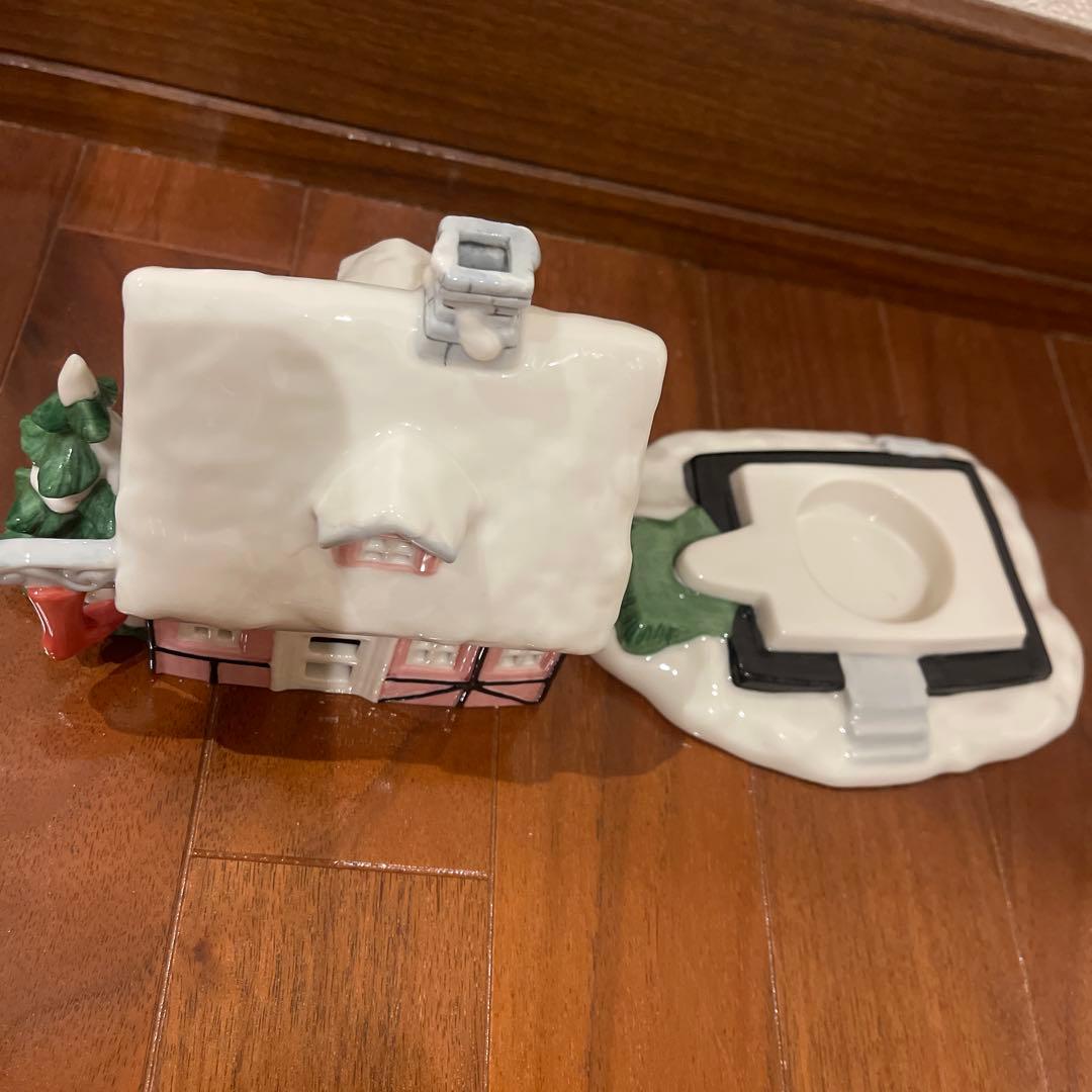 ロイヤルコペンハーゲン⚫︎雪の家 置物 クリスマス　キャンドル