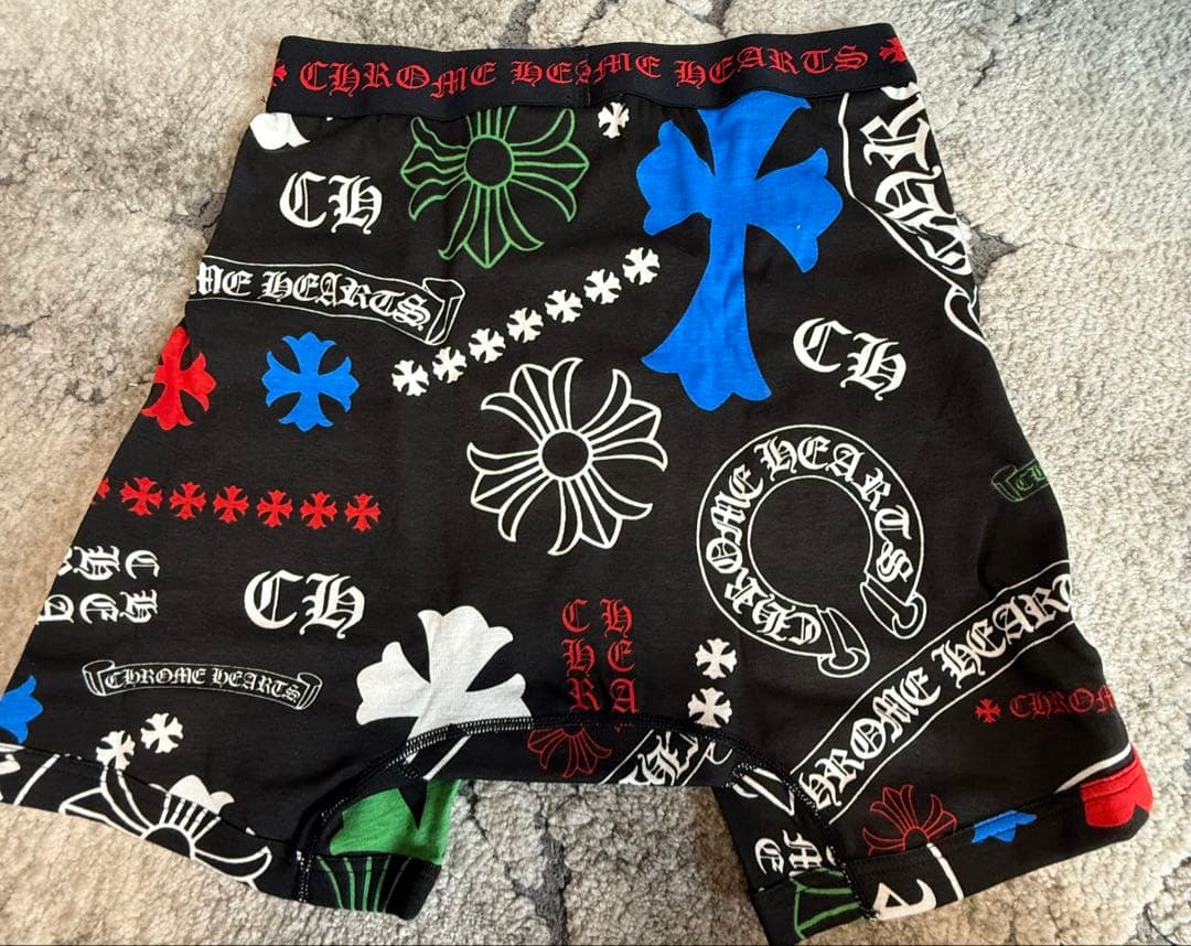 CHROME HEARTS ボクサーパンツ ブラック/マルチカラー　激レア