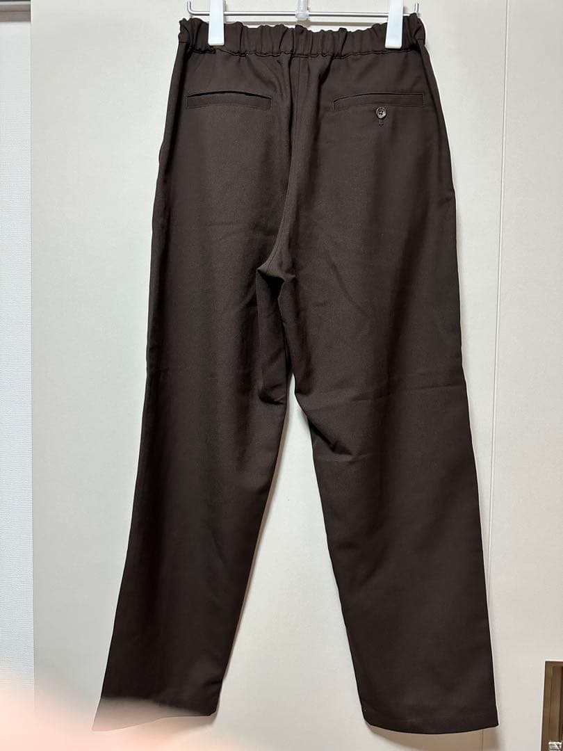 MUJILabo ユニフォーム素材で作ったイージーパンツ M ブラウン 無印良品