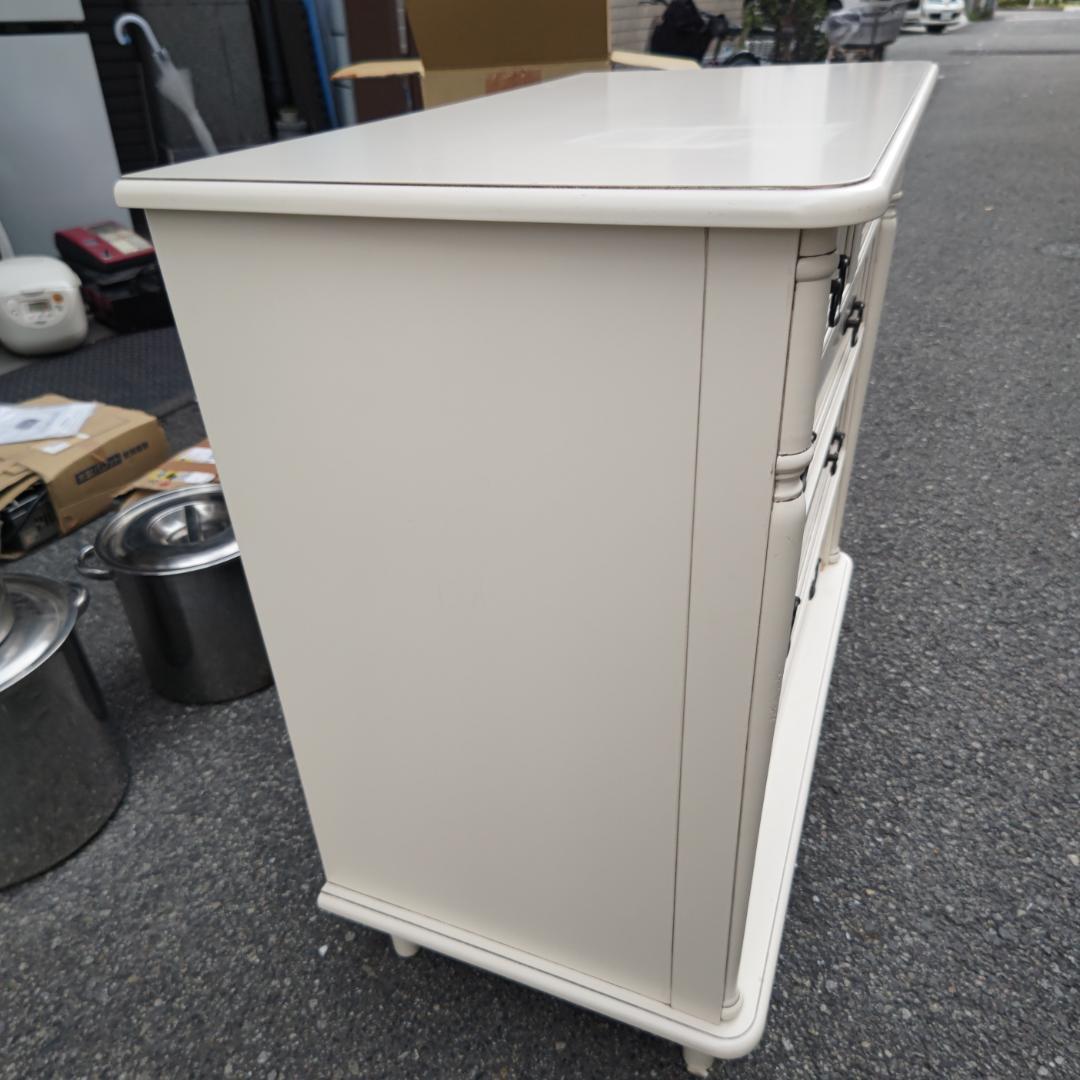 大阪市内配送無料 ローラアシュレイ クリフトン 4段 チェスト