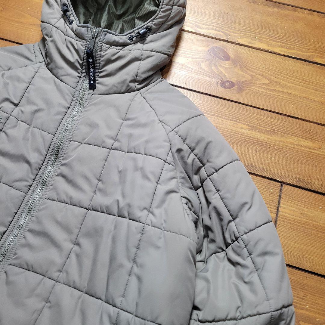 【今季大注目】希少カラー コロンビア キルティング ダウンパーカ グレー