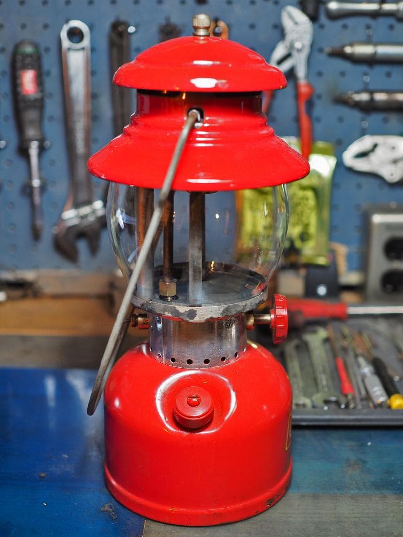 美品！1959年6月 コールマン 200A ランタン（イエローボーダー）u06