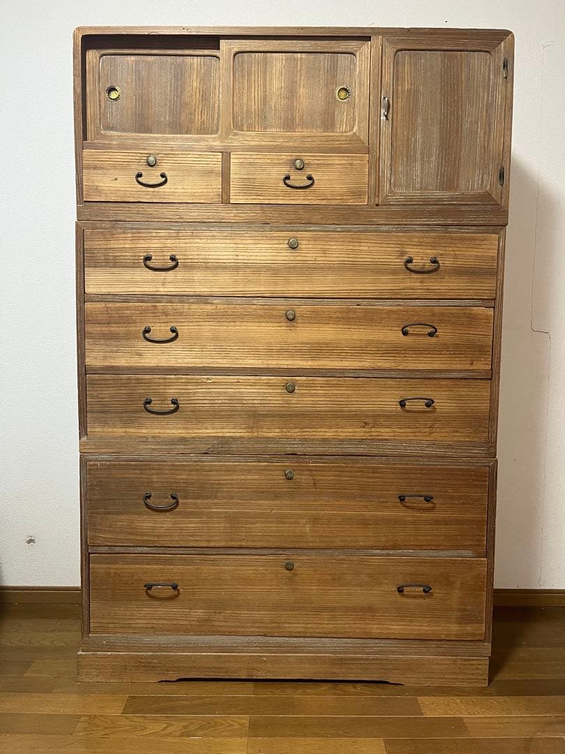 昭和レトロ　桐タンス　和箪笥　ヴィンテージ　アンティーク