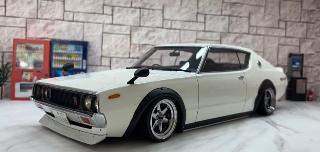 1/12ミニカー　IG 日産スカイラインケンメリ GTRロンシャン深リムカスタム