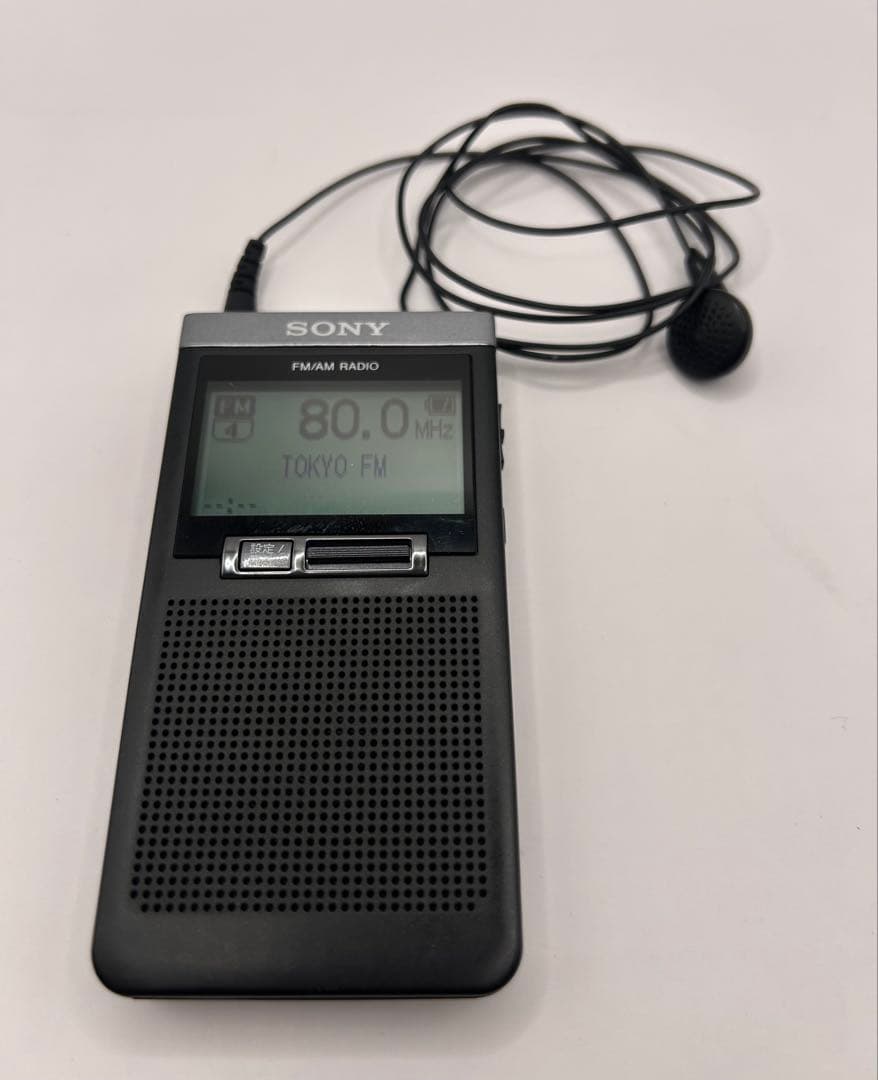 SONY FM/AMポータブルラジオ SRF-T355 動作品