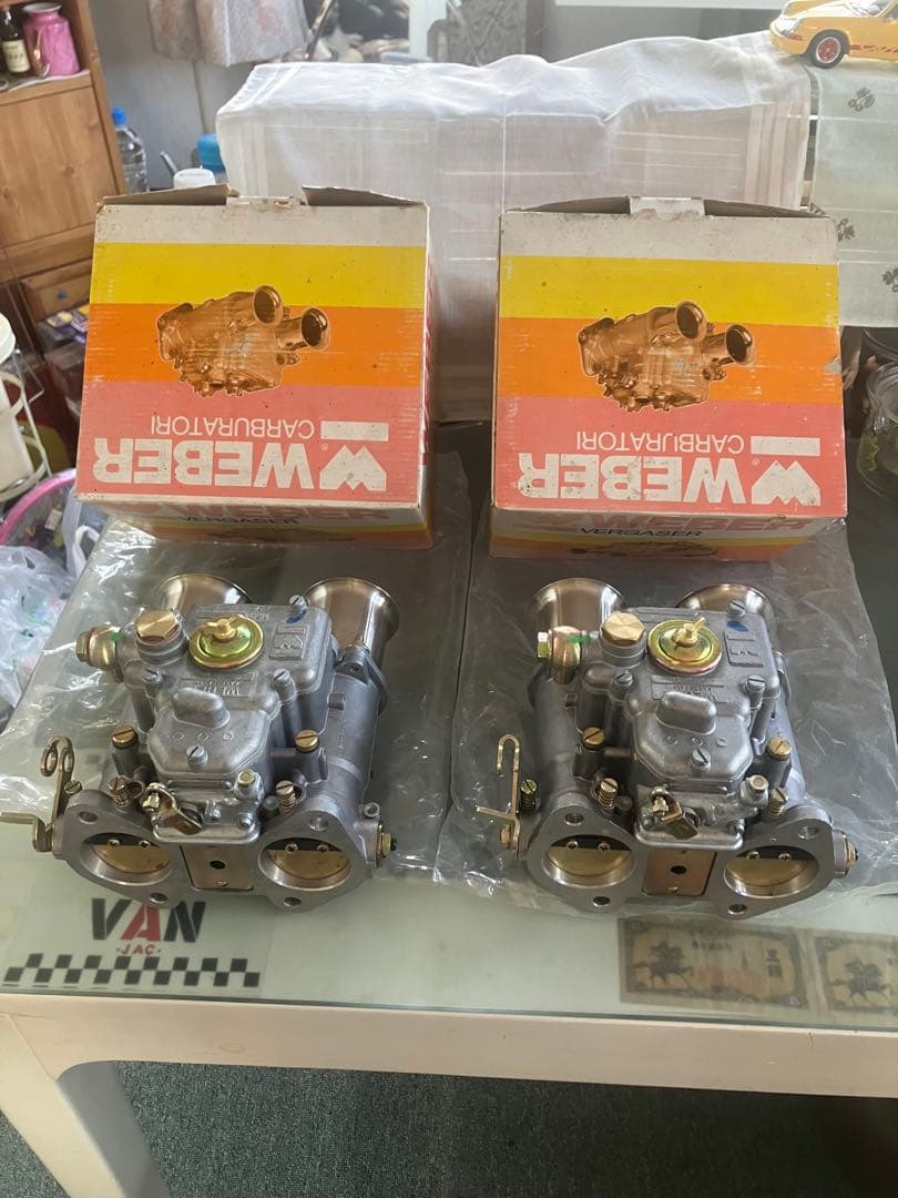 WEBERウエーバー45DCOEスペイン製キャブレター対策前ビンテージ