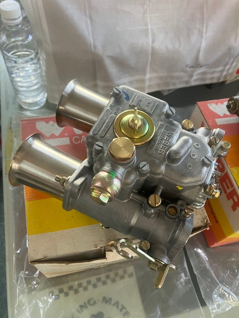 WEBERウエーバー45DCOEスペイン製キャブレター対策前ビンテージ
