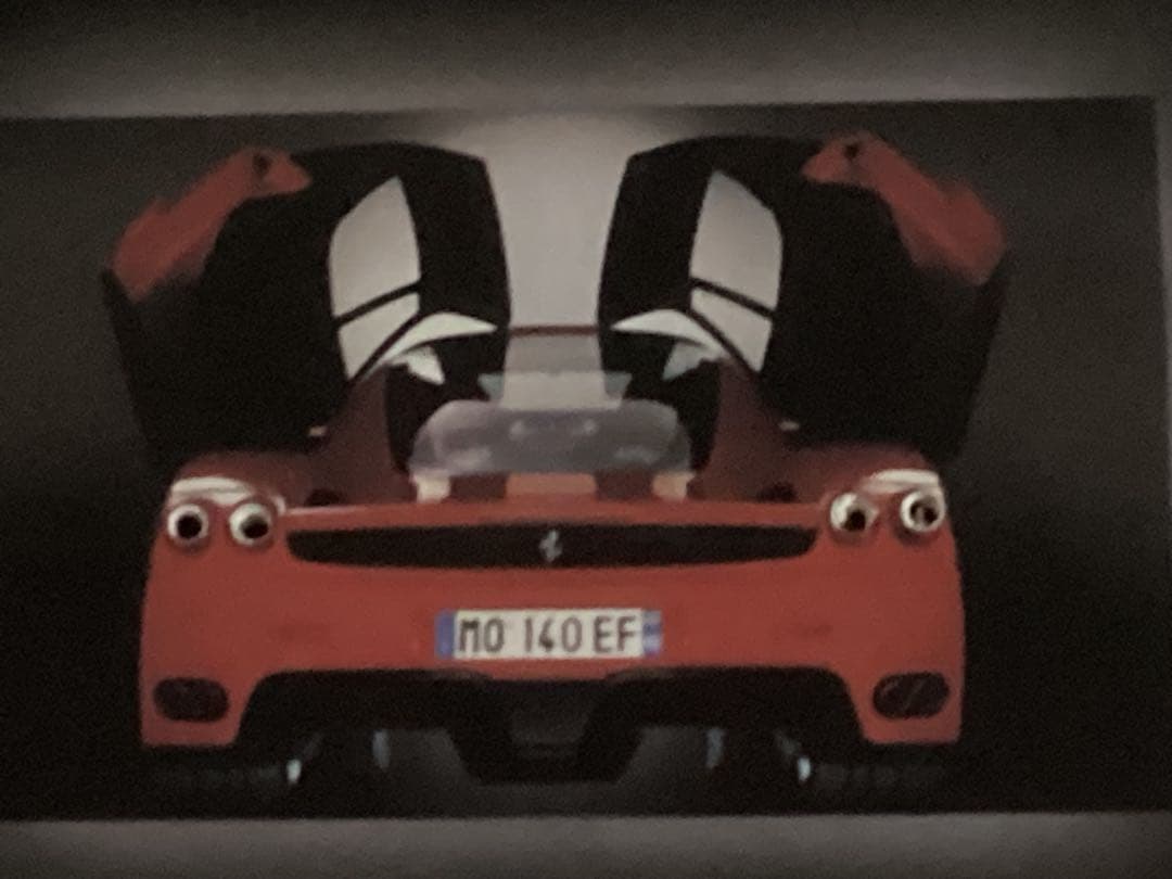 Ferrari Enzo Ferrari モデル 赤　ディスプレイ用パネル希少品