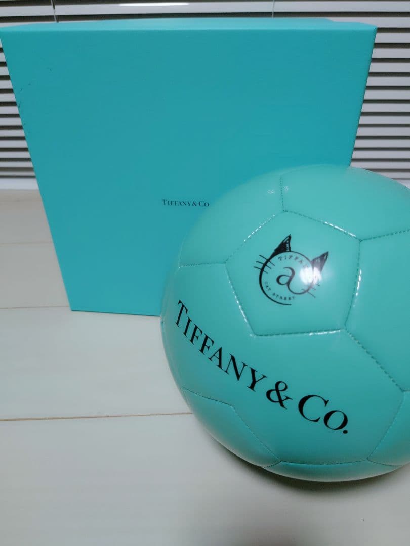 【美品】TIFFANY＆Co.スポルディング　サッカー5号