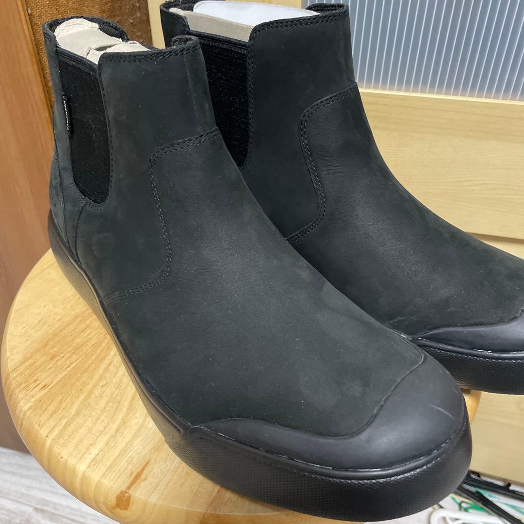 KEEN 防水 サイドゴアブーツ エレナ チェルシー WP BLACK 24.5