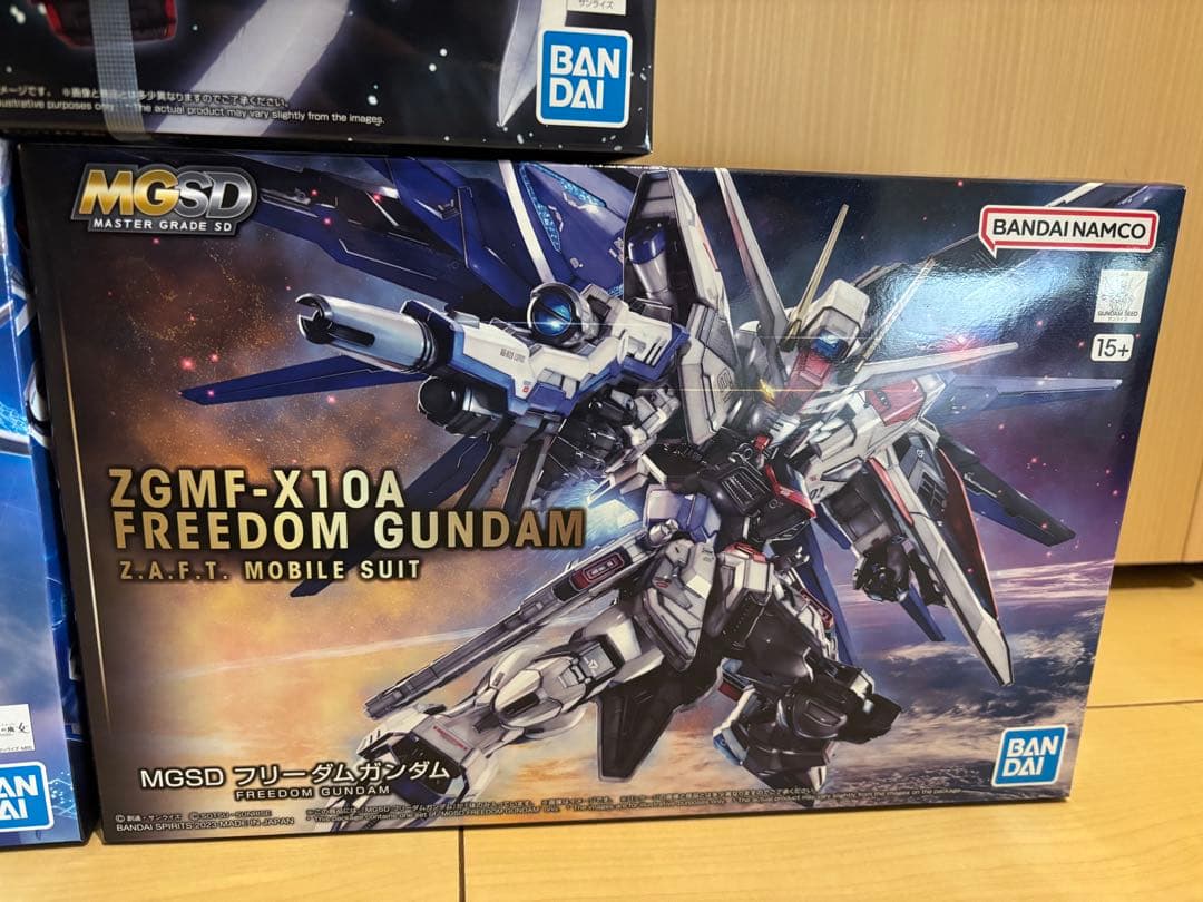 MGSD ウイングガンダムゼロ EW フリーダムガンダム　ガンダムエアリアル