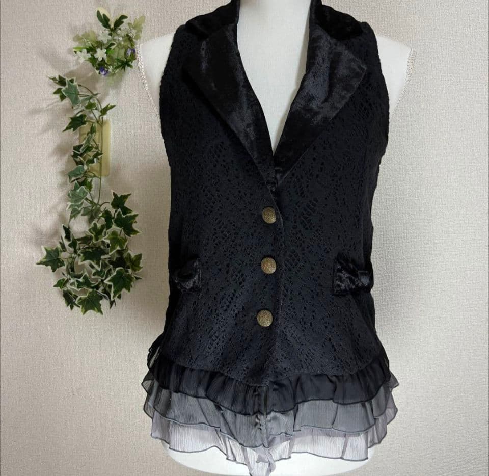 中島興業　axes femme　ビッグリボンキャミ　ベスト　リボンキャミ