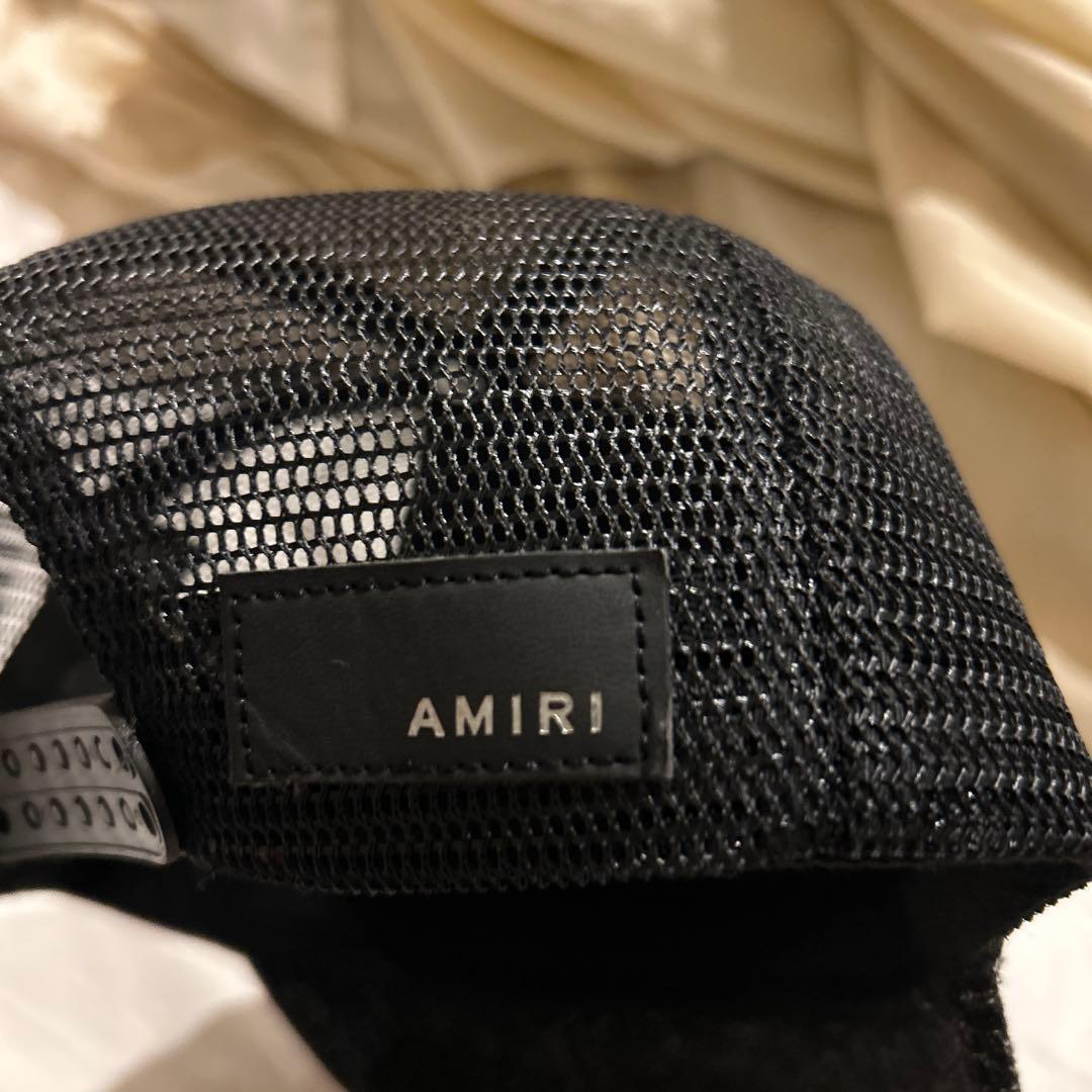 AMIRI メッシュベースボールキャップ 黒