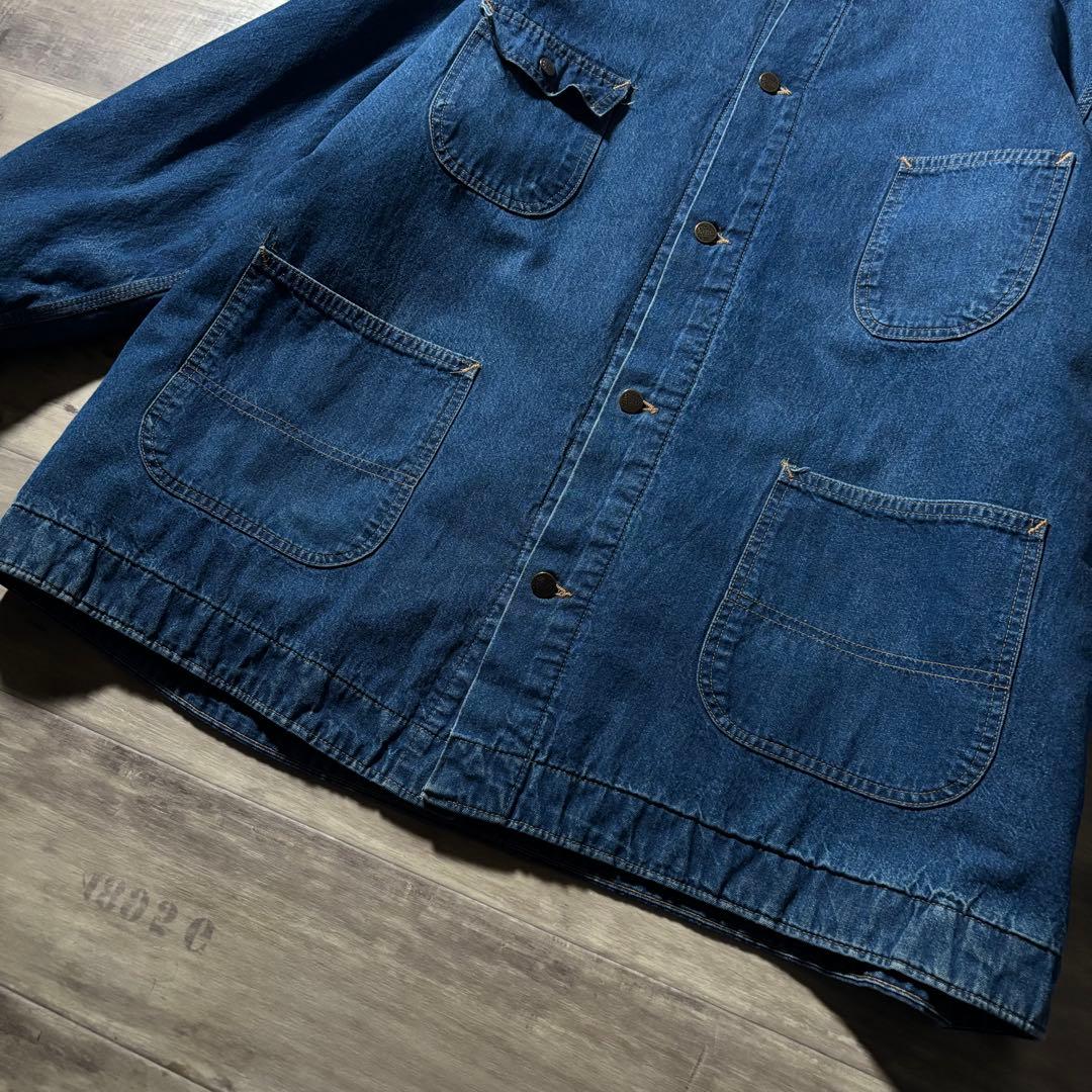 80s90sシアーズSears ROEBUCKSデニムカバーオールビンテージ古着