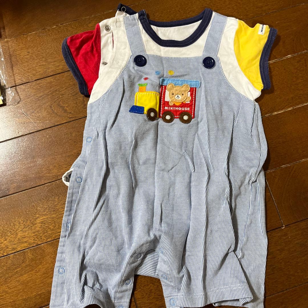 ミキハウス80新品たぐ付き3点ロンパース靴下おまけです。全部で15点値下げ中