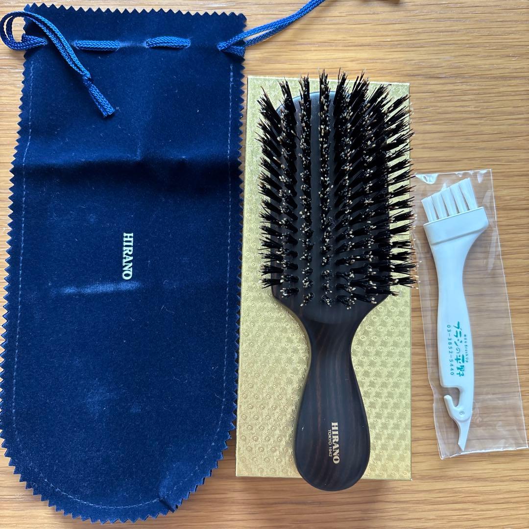 新品未使用　ブラシの平野　ヘアブラシ　E-50 日本製