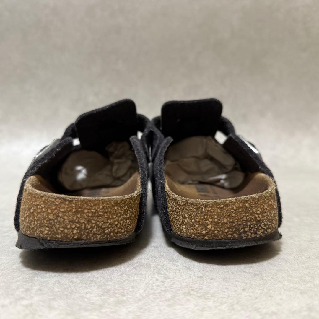 【ビルケンシュトック】ボストン　ウールフェルト クロッグサンダル　24cm