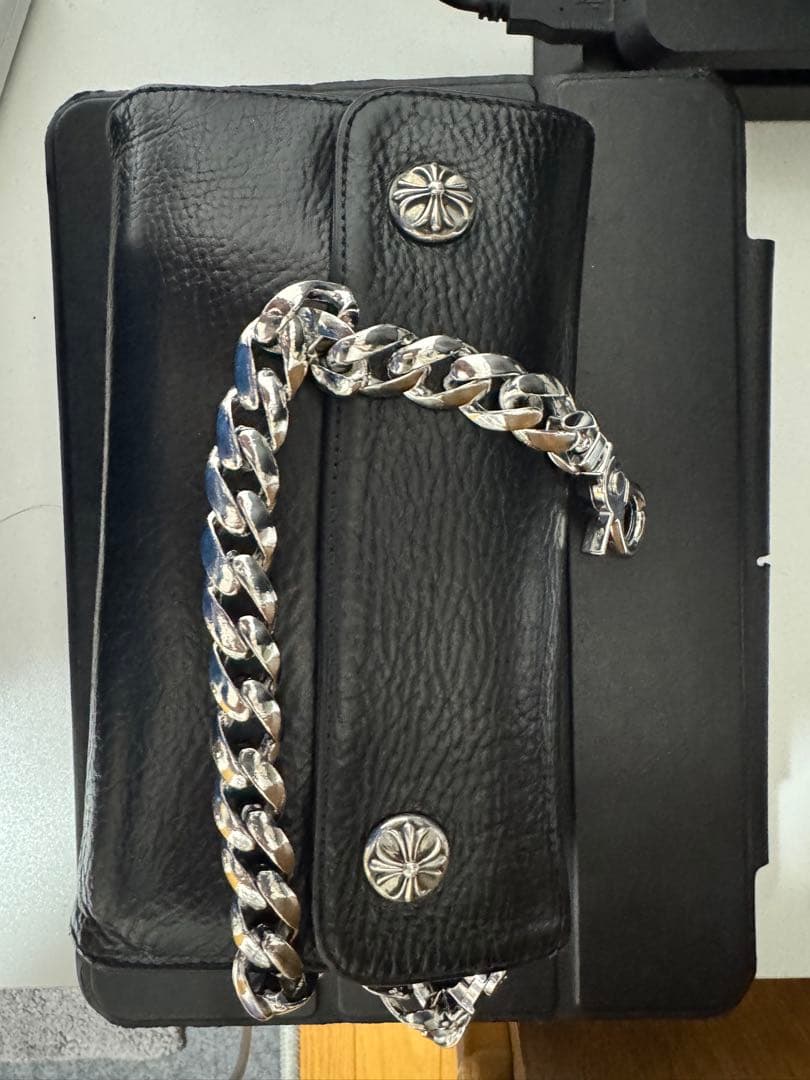 シルバーチェーン ウォレットチェーン 約40cm