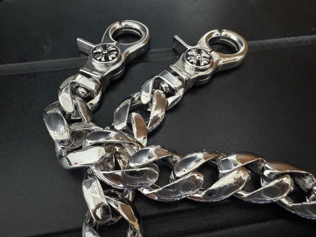 シルバーチェーン ウォレットチェーン 約40cm