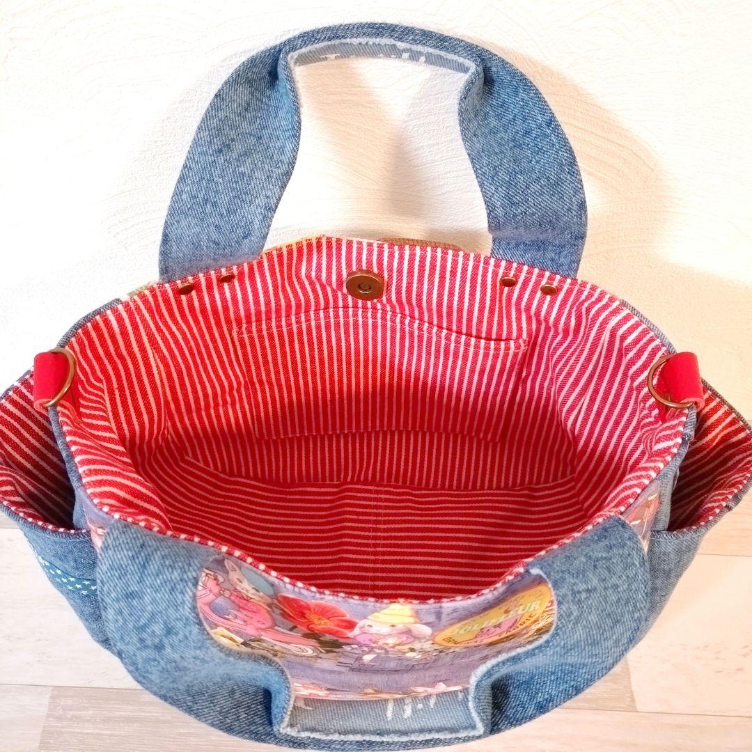 専用☆デニムリメイクバッグ＆手帳カバー☆ジョリーフルール
