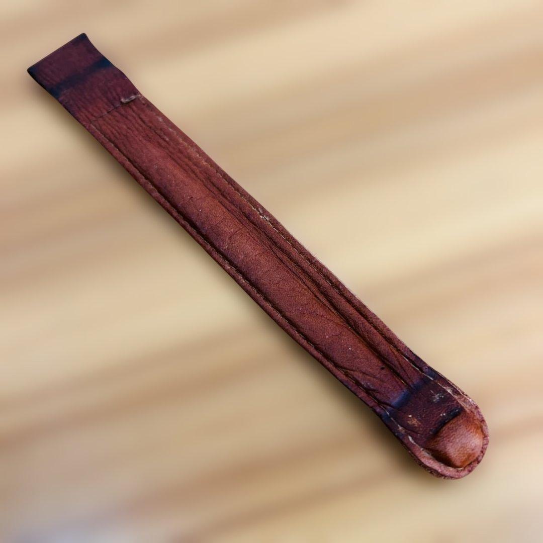 【廃盤希少品】STOKKE トリップトラップ 木製ベビーガード 皮ベルト付き